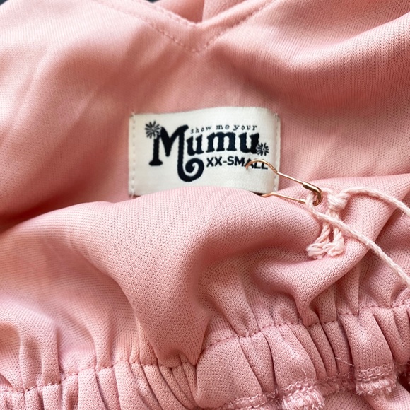 Show Me Your Mumu Kendall Maxi Dress Rosebud Chiffon Bridesmaid Gown XXS NWT - Picture 9 of 9